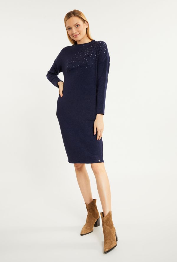 MONNARI MONNARI Woman's Dresses Women's Dress With Application Navy Blue