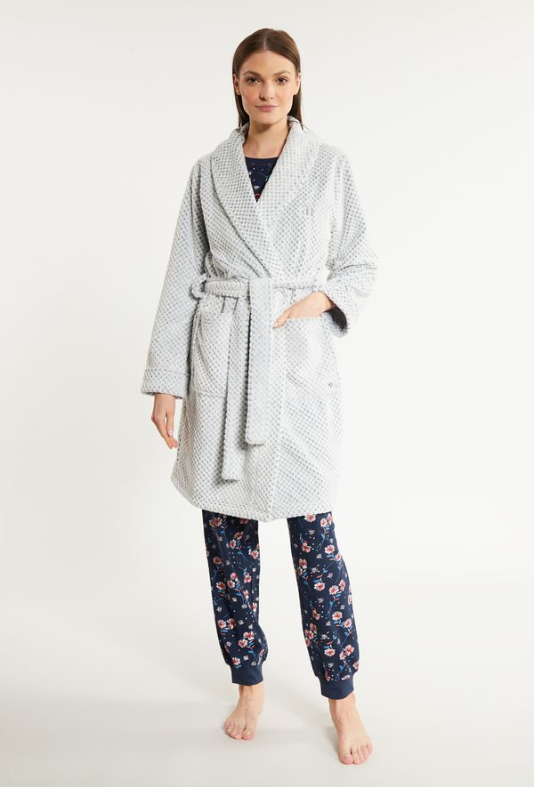 MONNARI MONNARI Woman's Dressing Gowns Women's Bathrobe With Collar