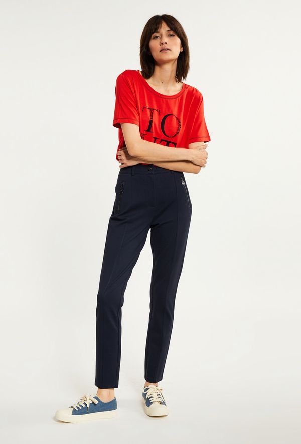 MONNARI MONNARI Woman's Elegant Trousers Pants Made Of Elastic Material