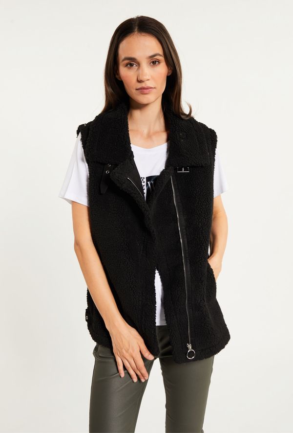 MONNARI MONNARI Woman's Jackets Women's Vest Made Of Lamb Material