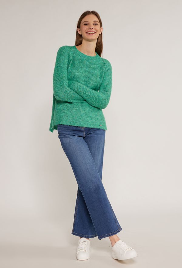 MONNARI MONNARI Woman's Jumpers & Cardigans Shimmering Sweater With Half-Turtleneck