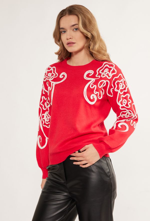 MONNARI MONNARI Woman's Jumpers & Cardigans Viscose Sweater With Pattern
