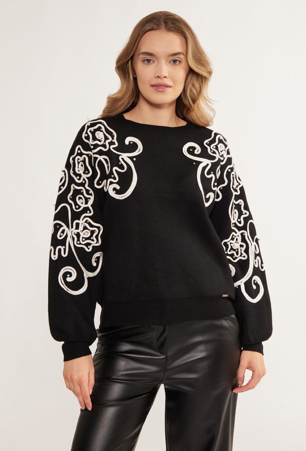 MONNARI MONNARI Woman's Jumpers & Cardigans Viscose Sweater With Pattern