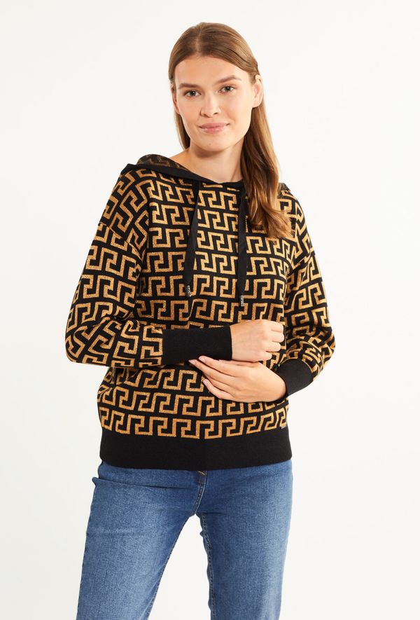 MONNARI MONNARI Woman's Jumpers & Cardigans Women's Sweater With Hood