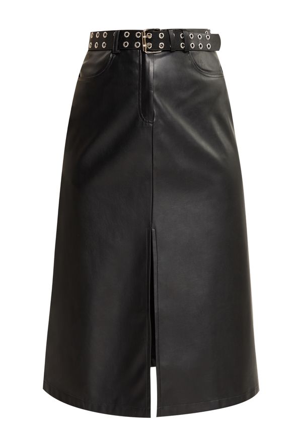 MONNARI MONNARI Woman's Midi Skirts Imitation Leather Midi Skirt