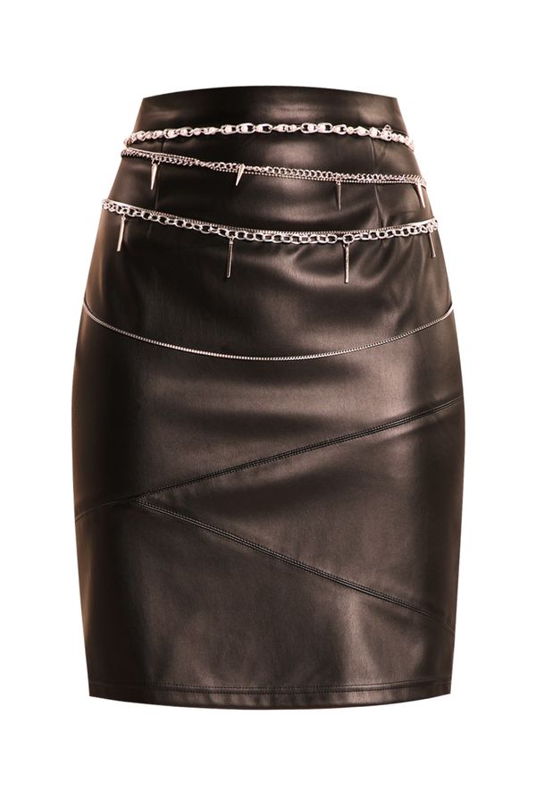 MONNARI MONNARI Woman's Mini Skirts Imitation Leather Mini Skirt