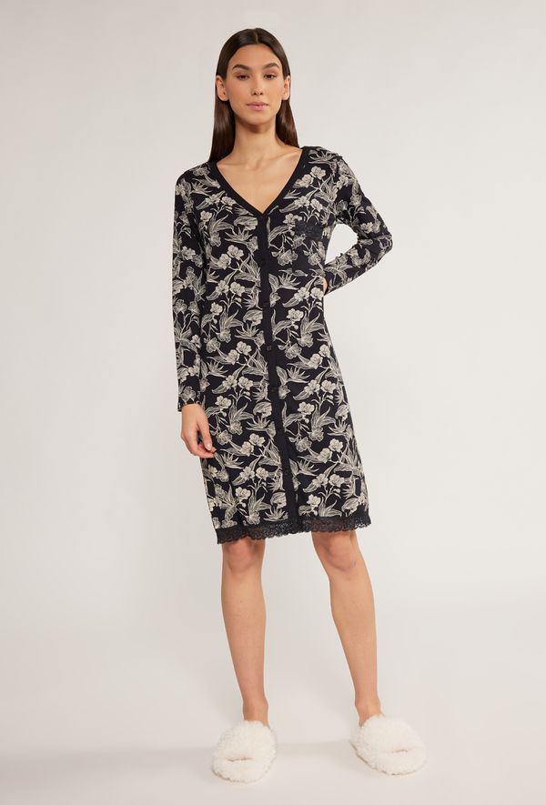 MONNARI MONNARI Woman's Nighties Patterned Nightgown Multi Black