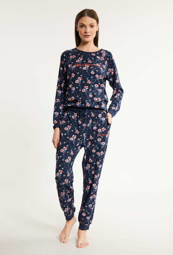 MONNARI MONNARI Woman's Pyjamas Floral Pajama Pants Navy Blue