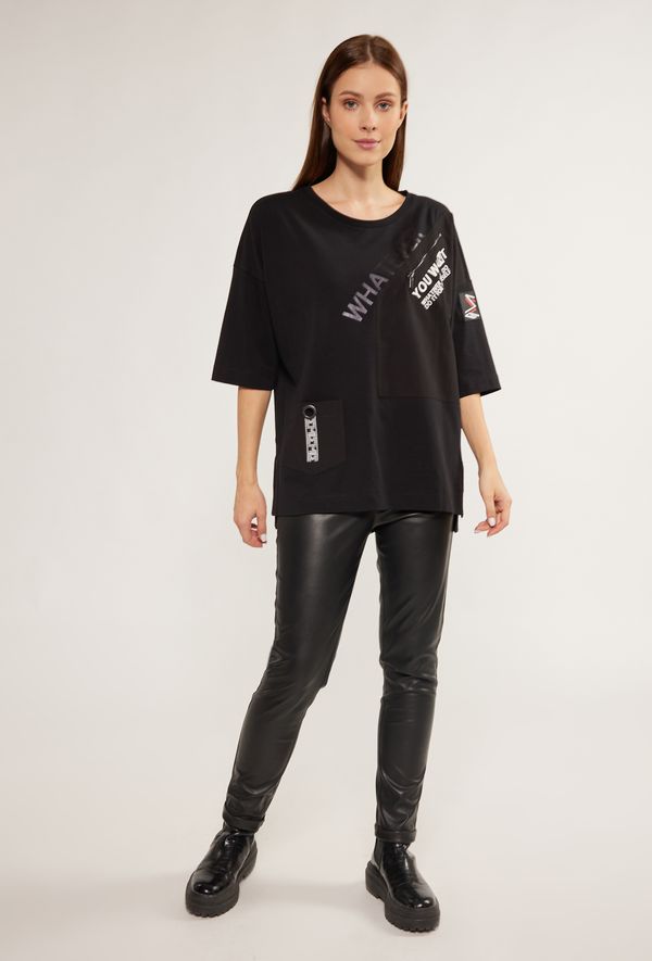 MONNARI MONNARI Woman's T-Shirts Cotton T-Shirt In A Sporty Style