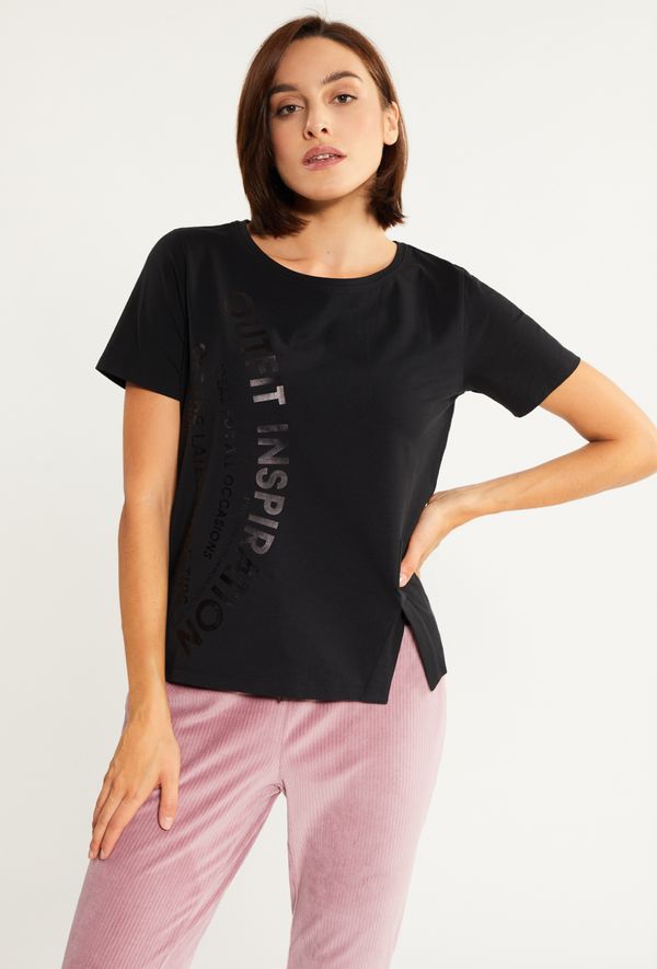 MONNARI MONNARI Woman's T-Shirts T-Shirt With Decorative Slit