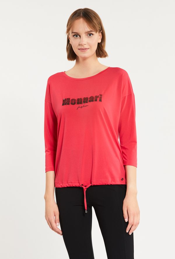 MONNARI MONNARI Woman's T-Shirts Women's T-Shirt With Sequined Inscription