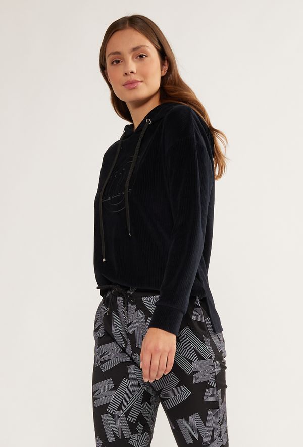 MONNARI MONNARI Woman's Trousers Women's Sweatpants With Brand Logo Multi Black