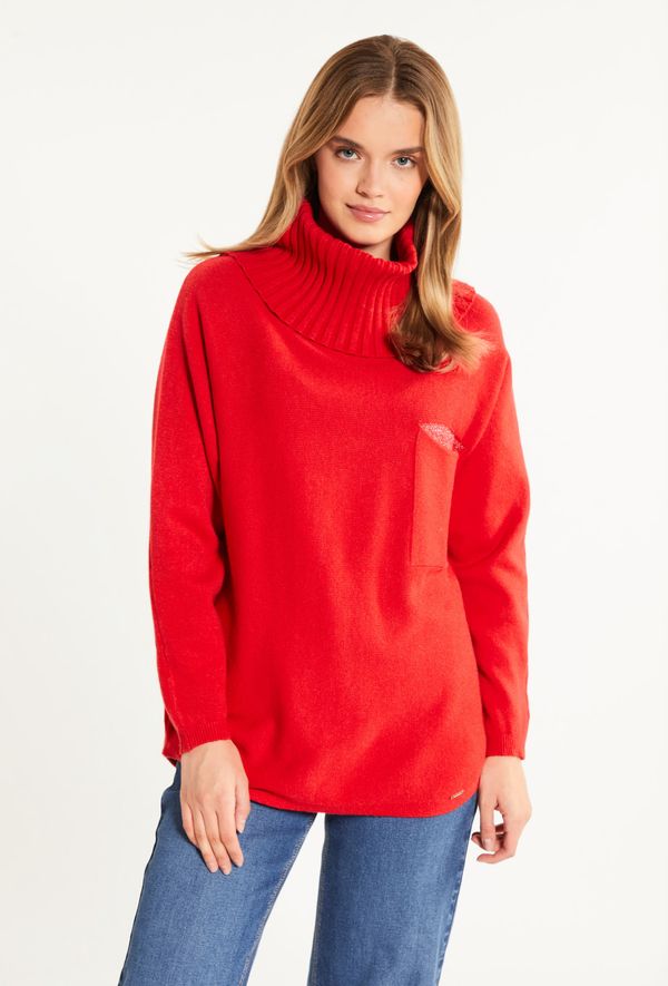 MONNARI MONNARI Woman's Turtlenecks Women's Sweater With Applique