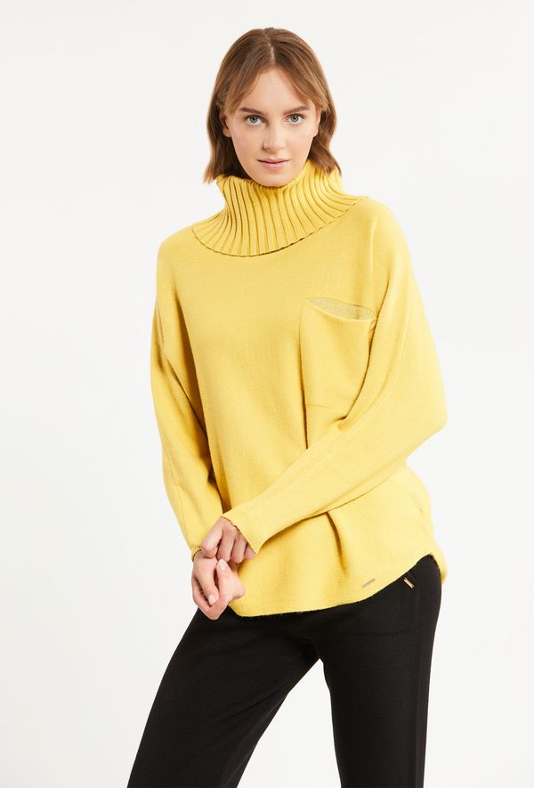 MONNARI MONNARI Woman's Turtlenecks Women's Sweater With Applique