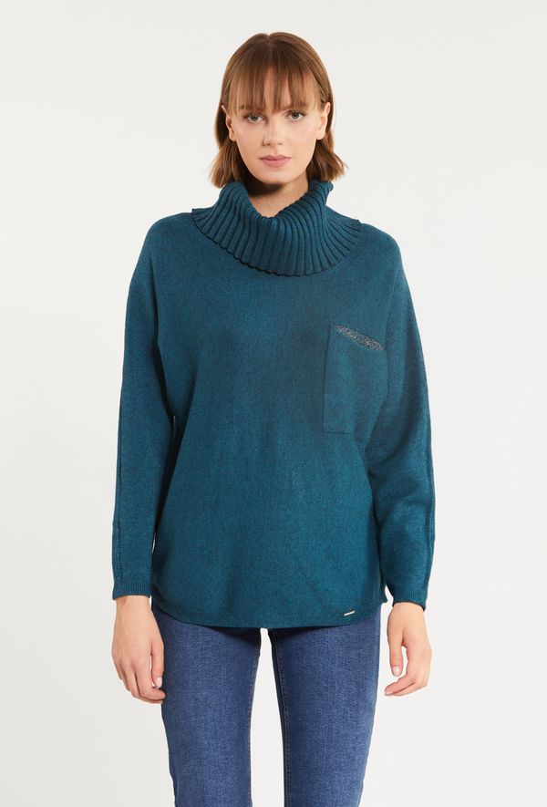 MONNARI MONNARI Woman's Turtlenecks Women's Sweater With Applique