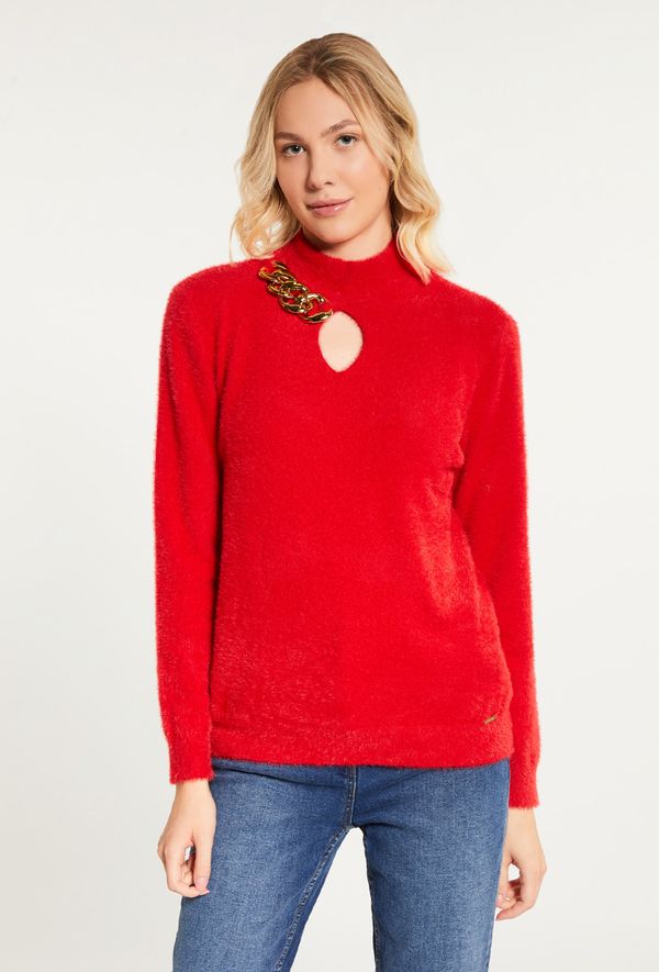 MONNARI MONNARI Woman's Turtlenecks Women's Sweater With Jewelry Application