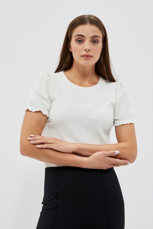Moodo Blouse with pleated sleeves
