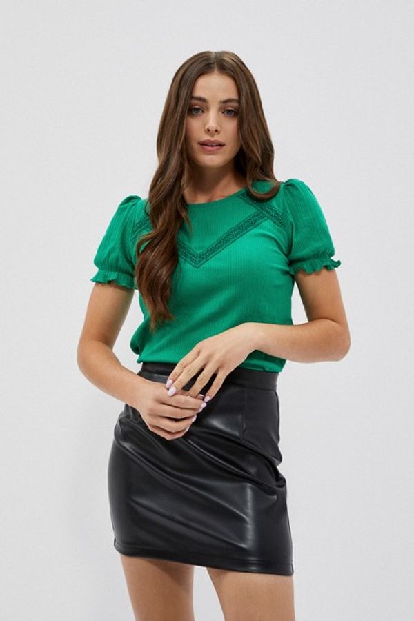 Moodo Blouse with pleated sleeves