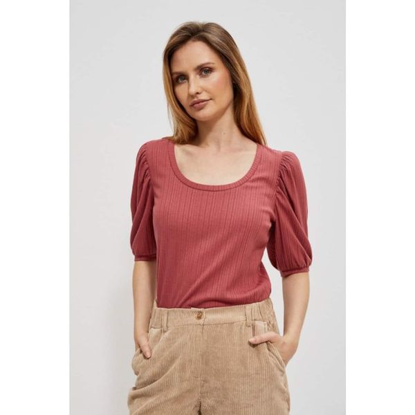 Moodo blouse with puff sleeves