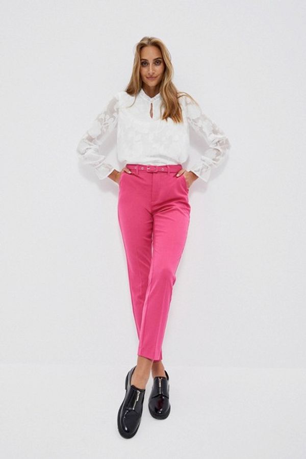 Moodo Cigarette trousers with belt