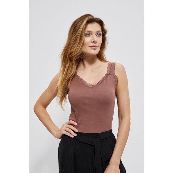 Moodo Cotton top with lace