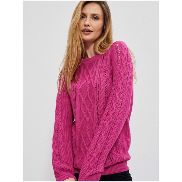 Moodo Dark Pink Moodo Sweater - Women