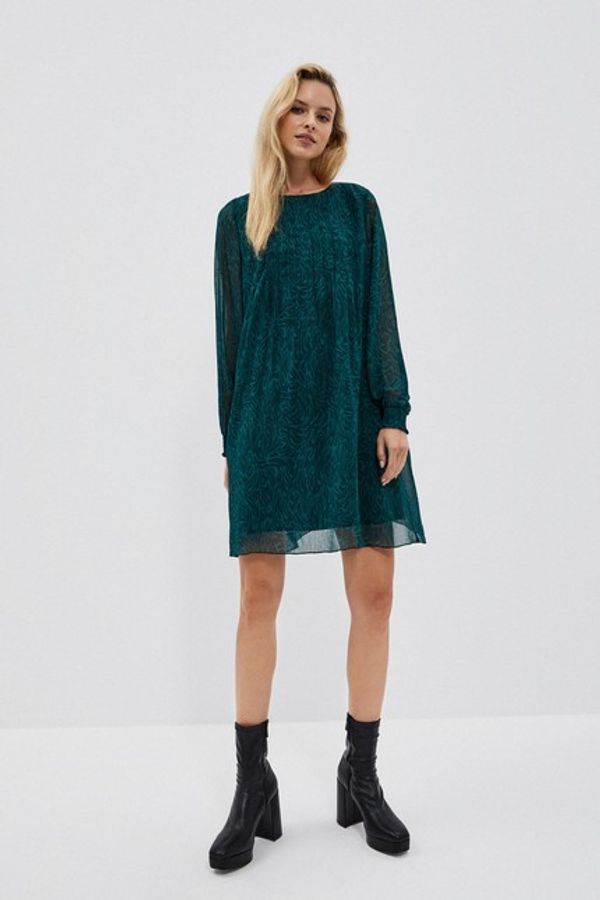 Moodo dress with fluffy sleeves