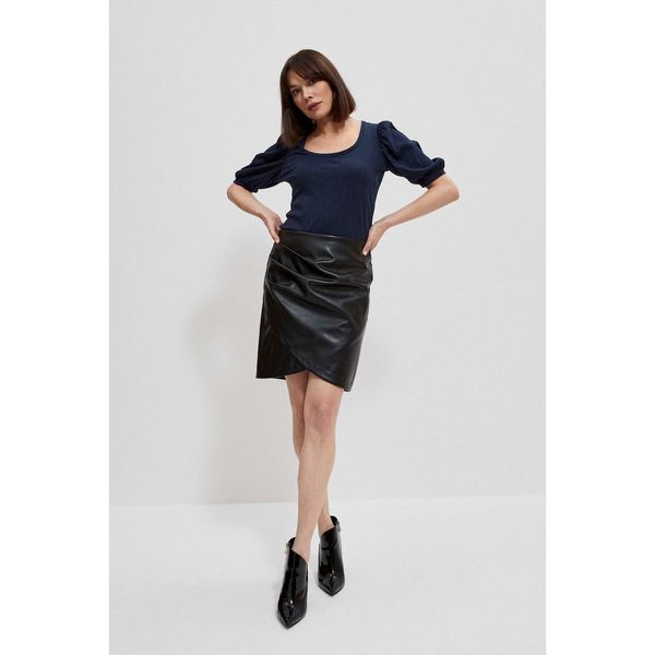 Moodo Faux leather skirt