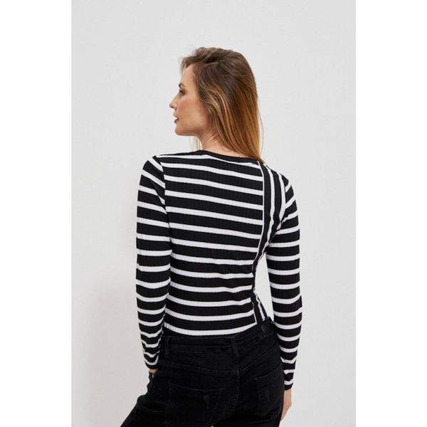 Moodo Fitted striped blouse
