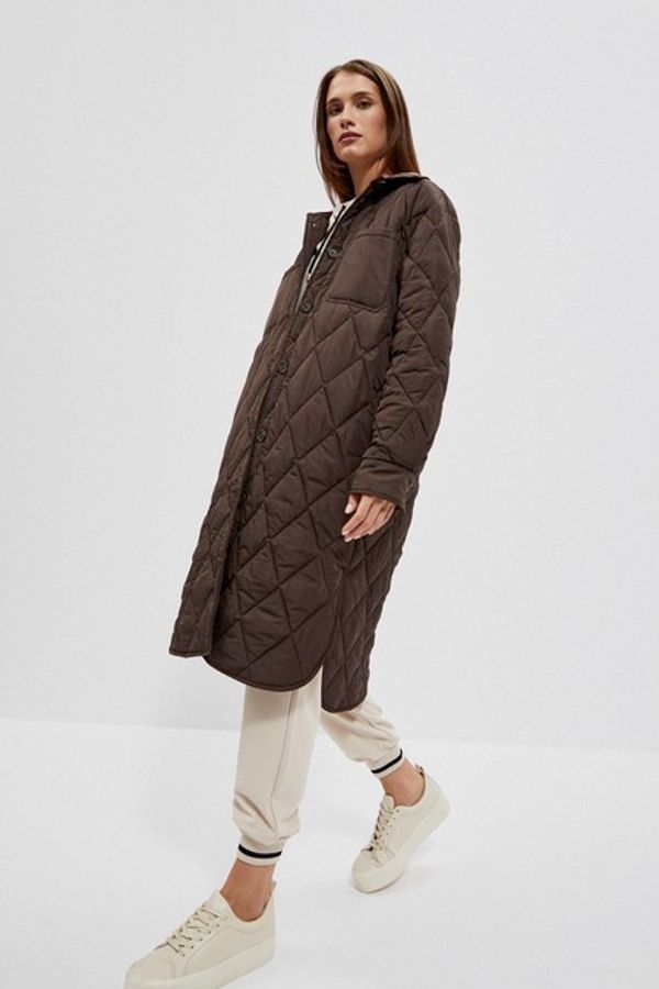 Moodo Long quilted jacket