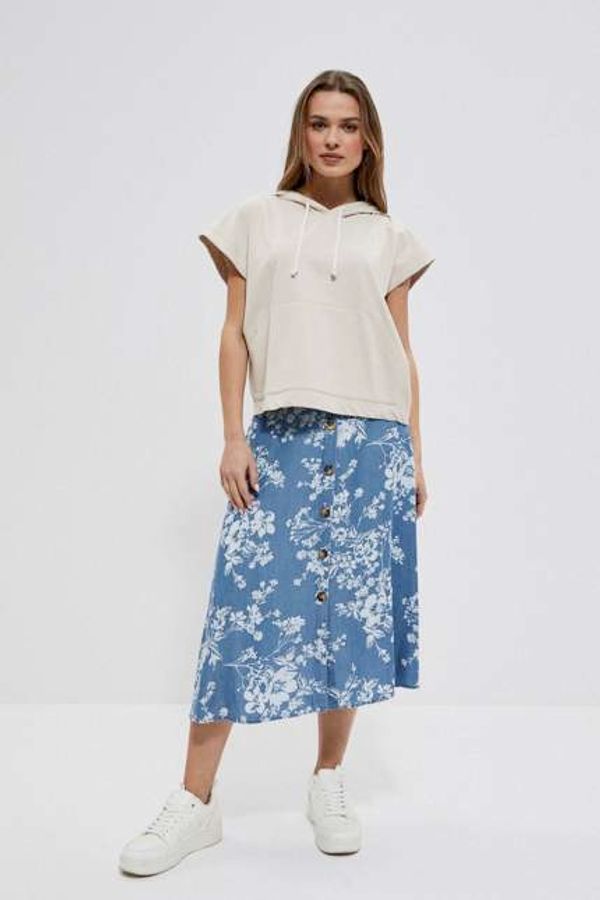 Moodo Lyocell skirt with print