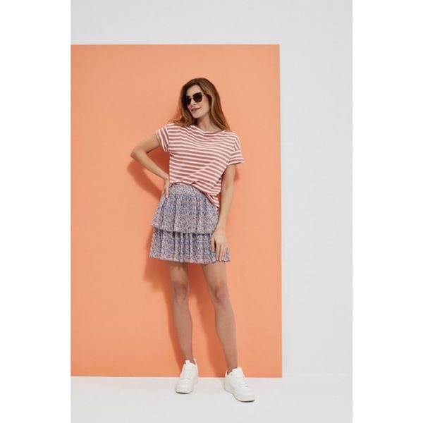 Moodo mini skirt with flounces