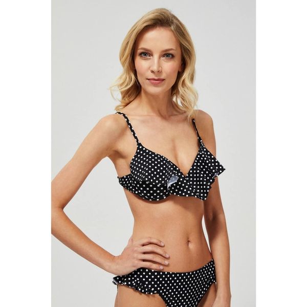 Moodo Moodo black swimsuit top with polka dots - Women