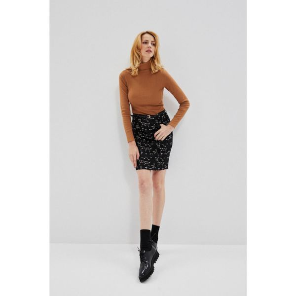 Moodo Pencil skirt with a print