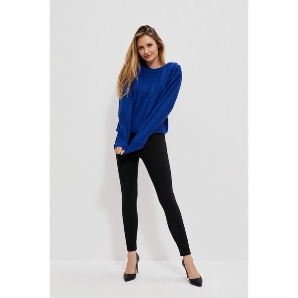 Moodo Plain sweater - navy blue