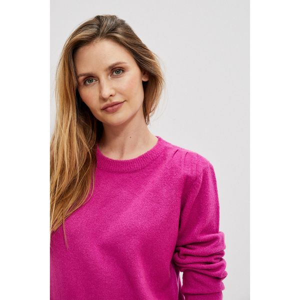 Moodo Plain sweater - pink