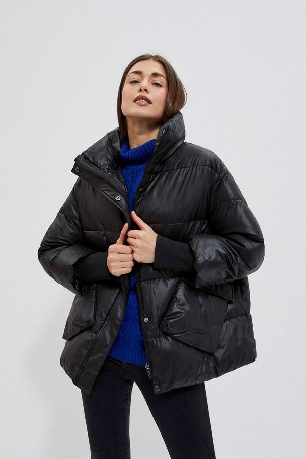 Moodo quilted jacket with collar