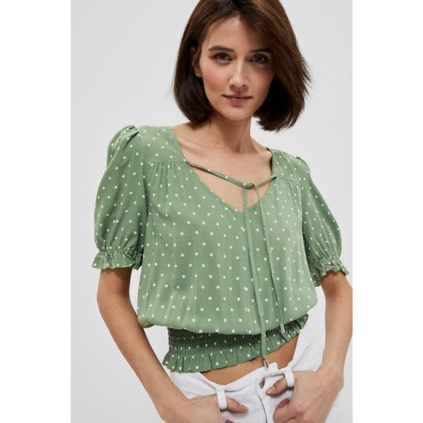 Moodo Shirt blouse with a welt