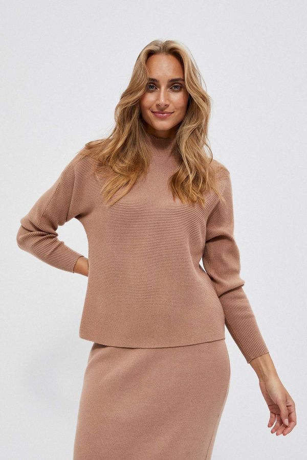 Moodo Striped sweater - beige