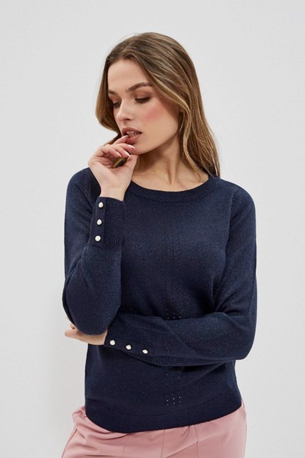 Moodo Sweater with metal thread