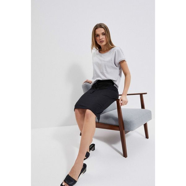 Moodo Sweatshirt skirt - black