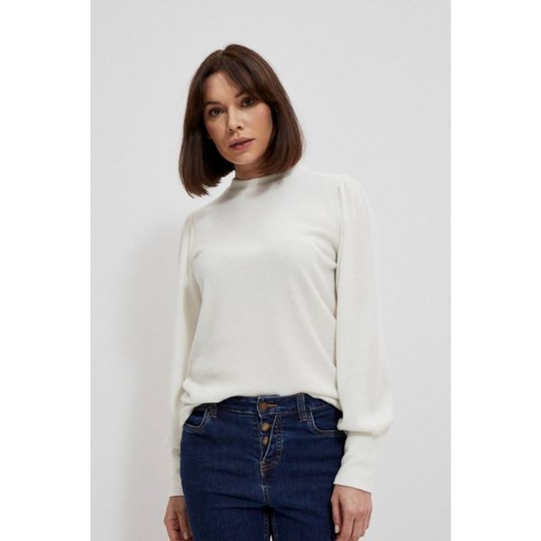 Moodo Sweatshirt with puff sleeves and a turtleneck