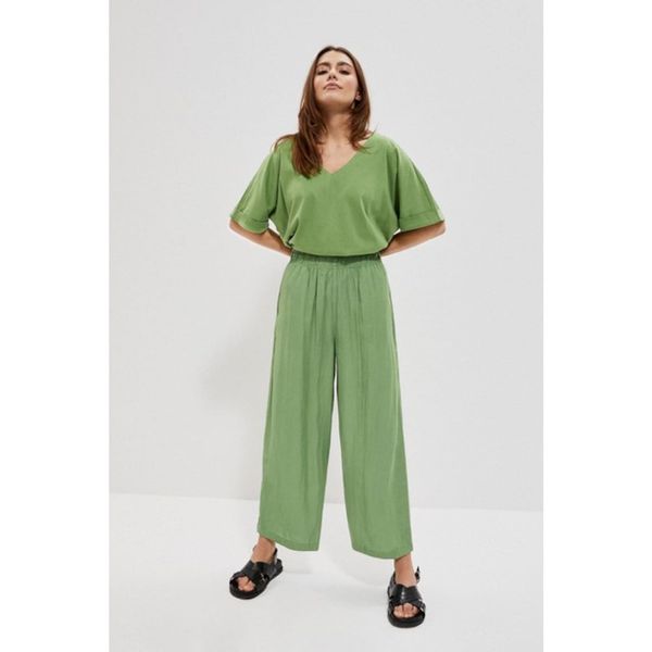 Moodo Viscose pants with wide legs