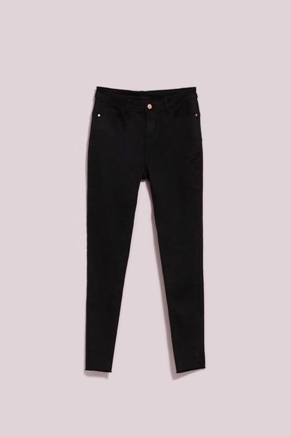 Moodo WOMEN'S JEANS L-JE-4018 BLACK