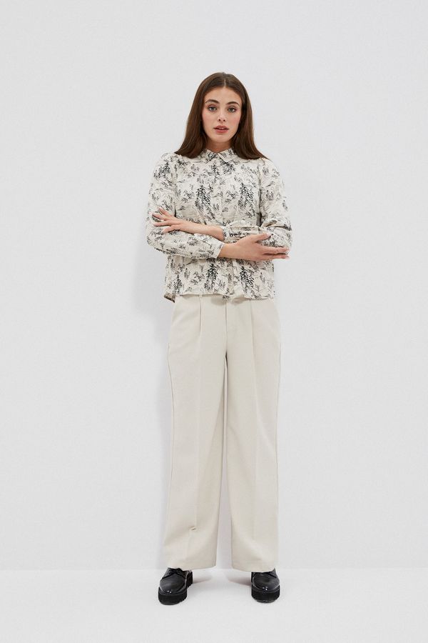 Moodo Wrinkled trousers with wide legs