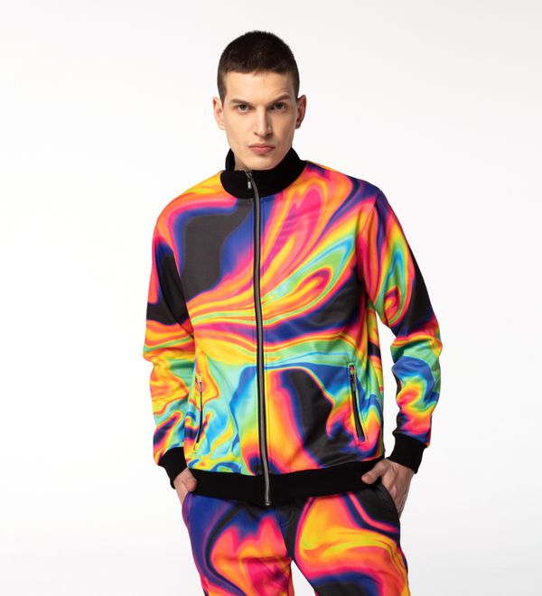 Mr. GUGU & Miss GO Mr. GUGU & Miss GO Man's Holografic Track Jacket S-W-526 1747