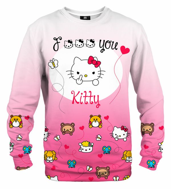 Mr. GUGU & Miss GO Mr. GUGU & Miss GO Unisex's Angry Kitty Sweater S-Pc2230
