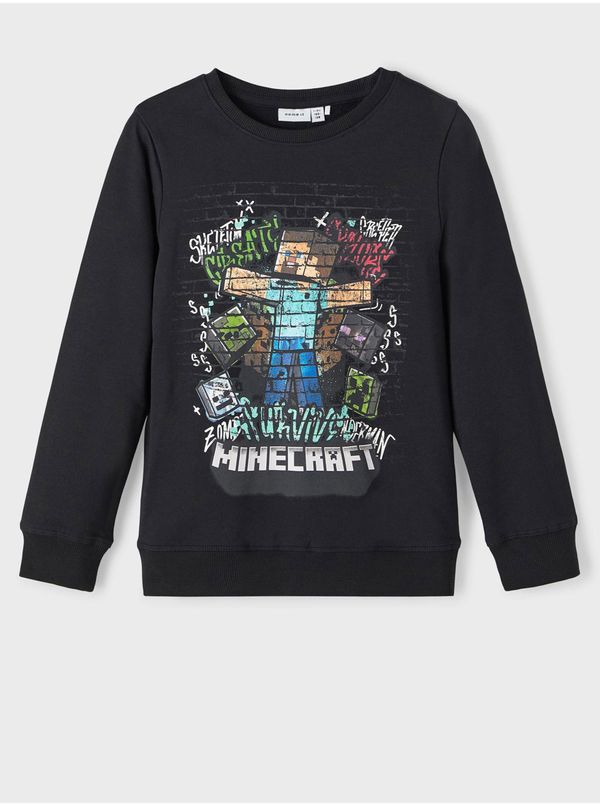 name it Black boys' hoodie name it Dimy Minecraft - Boys