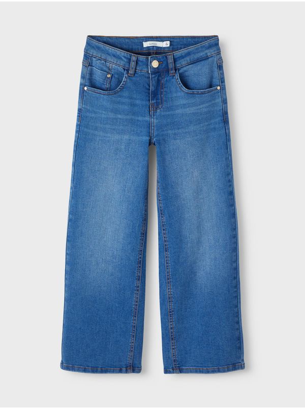 name it Blue Girls' Wide Jeans name it - Girls