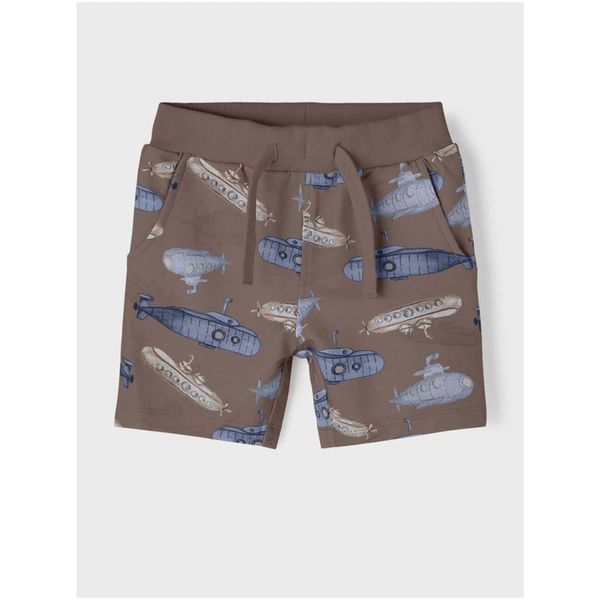 name it Brown Boys Patterned Shorts name it Felix - Boys